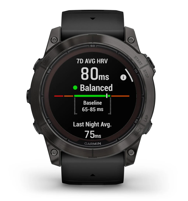 Garmin fenix 7X Pro Sapphire Solar Carbon Grey DLC Titanium with Black Band-3